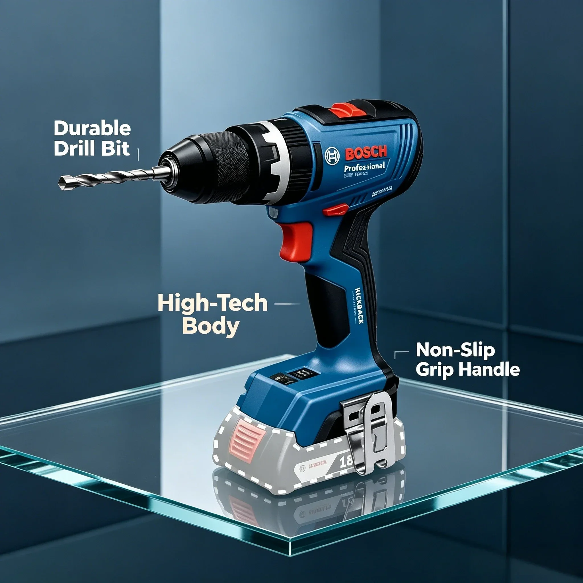 Bosch Drill Gsb 18V - บ๊อช GSB 18V-65 Professional ชุดสว่านไร้สาย 18V