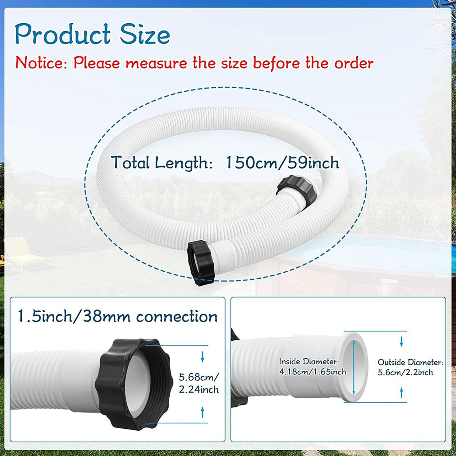 ท่อปั๊มสระว่ายน้ํา ท่อกรองสระว - Flexible Hose Braided บทวิจารณ์และราคา