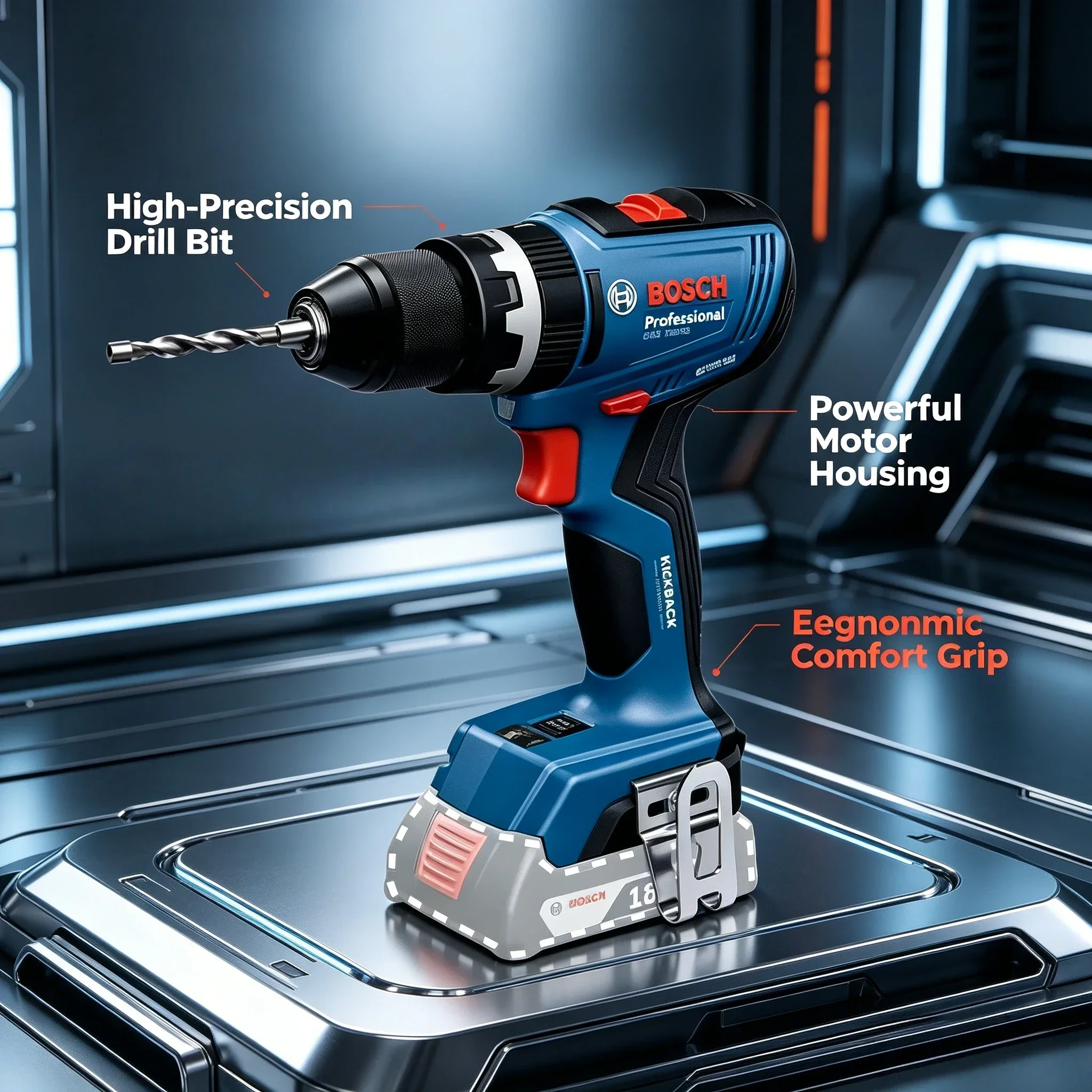 บ๊อช GSB 18V-65 Professional ช - Bosch Drill Gsb 18V บทวิจารณ์และราคา