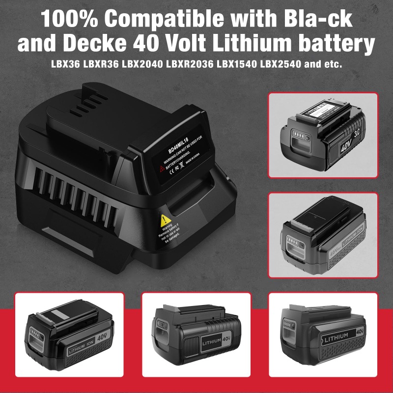 อะแดปเตอร์แบตเตอรี่เครื่องมือไ - Black+Decker Tool Cordless บทวิจารณ์และราคา